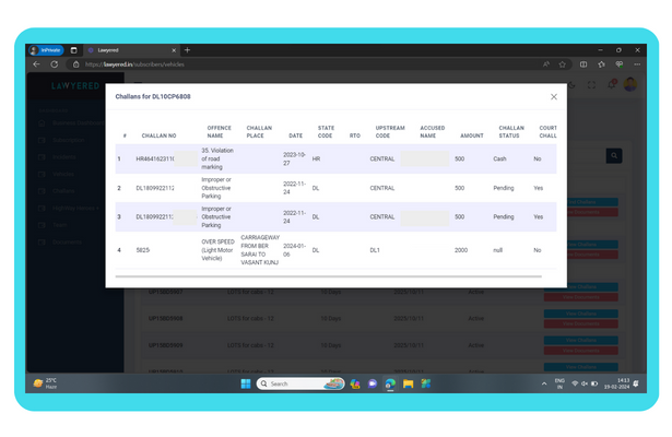 Manage & Settle your challans